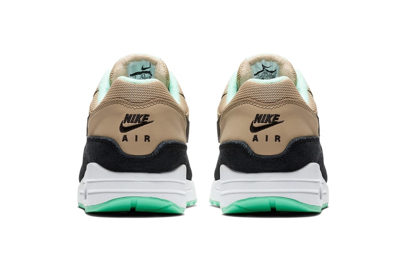 Nike Air Max 1 Mint Green september 2018 release info white black brown sneakers
