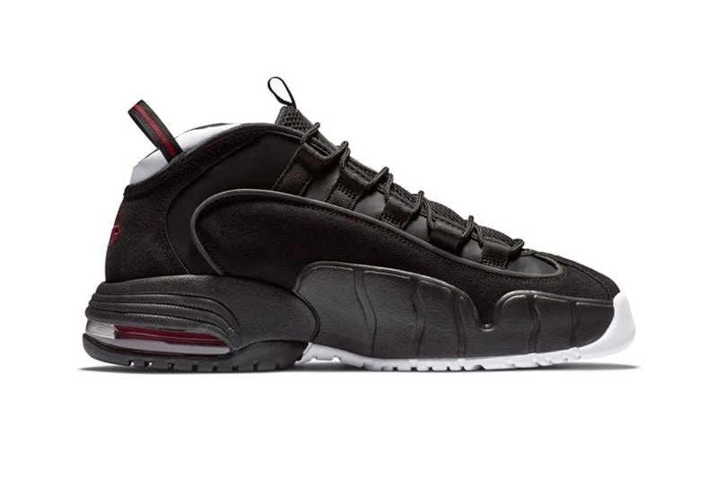 nike air max penny black white first look red sneaker shoes 2018 1996 olympics