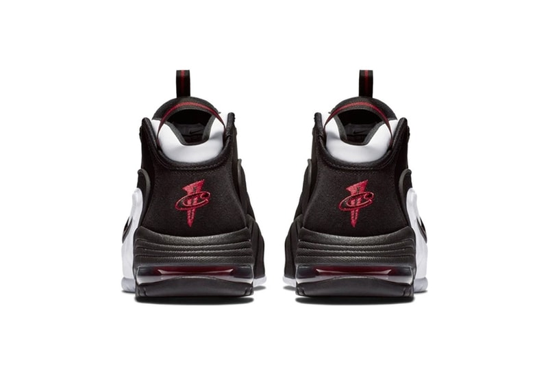 nike air max penny black white first look red sneaker shoes 2018 1996 olympics