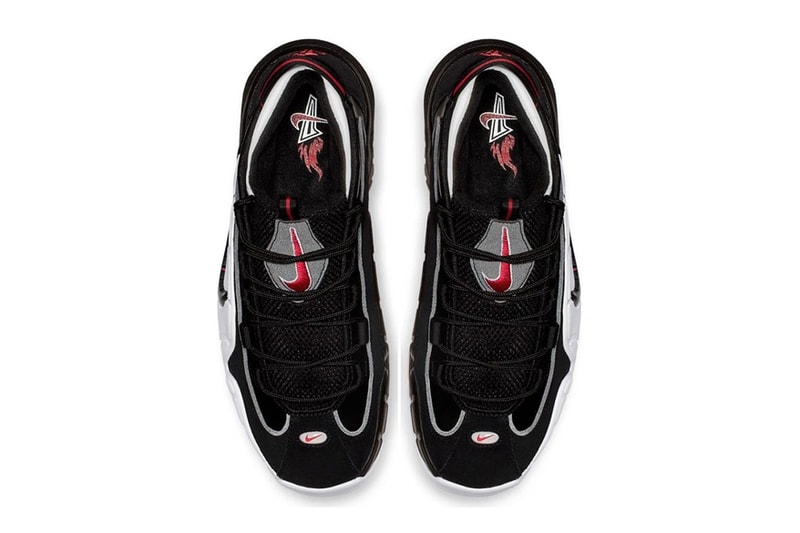 nike air max penny black white first look red sneaker shoes 2018 1996 olympics