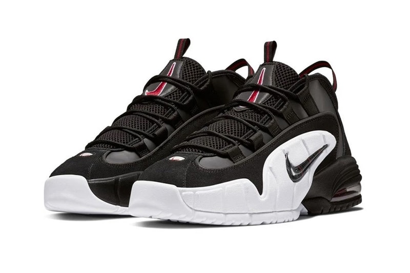 nike air max penny black white first look red sneaker shoes 2018 1996 olympics