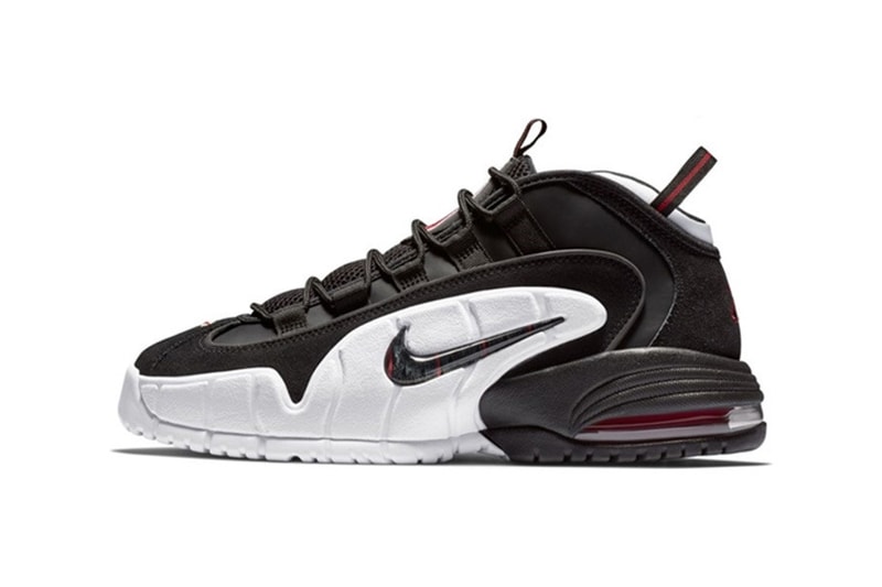 nike air max penny black white first look red sneaker shoes 2018 1996 olympics