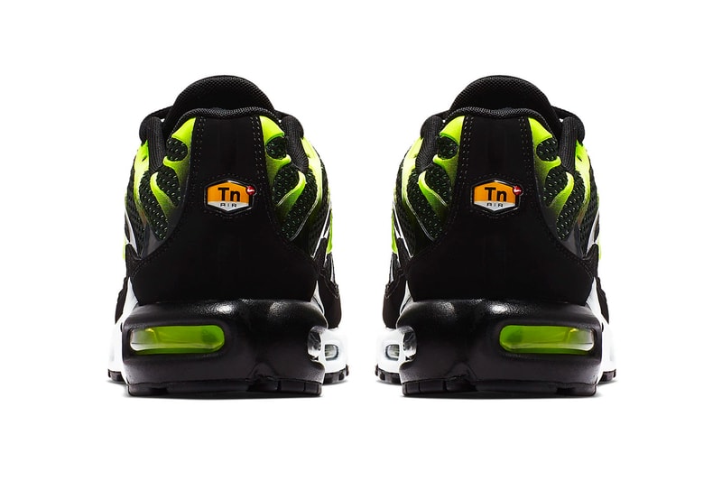 nike air max plus black volt release