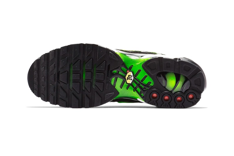 nike air max plus black volt release