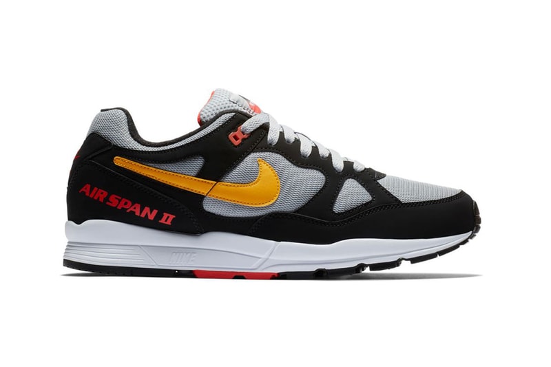 Nike Air Span II Black Yellow Wolf Grey release info sneakers pink