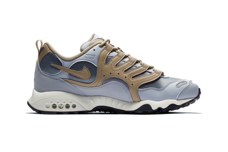 nike air terra humara 18 parachute wolf grey brown leather tech sneakers