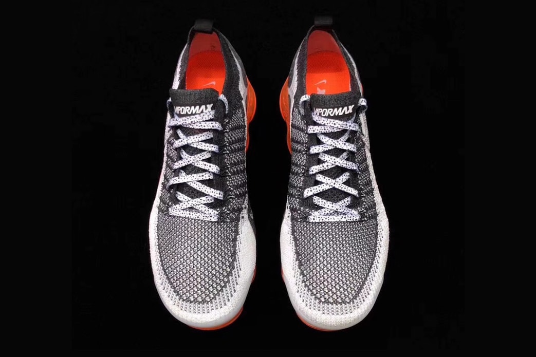 Nike Air VaporMax 2 Mango fall 2018 release black white grey orange sneakers