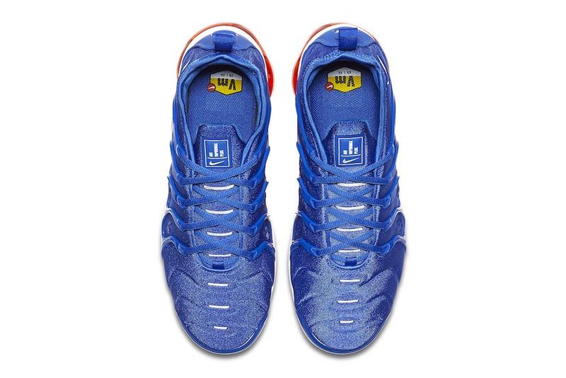 Nike Air VaporMax Plus Game Royal total orange sneakers 2018 release date info colorway purchase price sneakers kicks footwear tech airbag nike sportswear NSW NikeLab