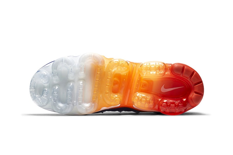 Nike Air VaporMax Plus Game Royal total orange sneakers 2018 release date info colorway purchase price sneakers kicks footwear tech airbag nike sportswear NSW NikeLab
