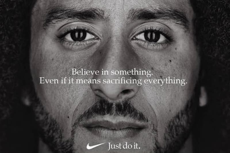 Nike Kaepernick Ad Totals 43 Million in Exposure commercials Colin Kaepernick sports athletes bloomberg news sneakers stocks stock market USD Dow Jones NASDAQ apparel