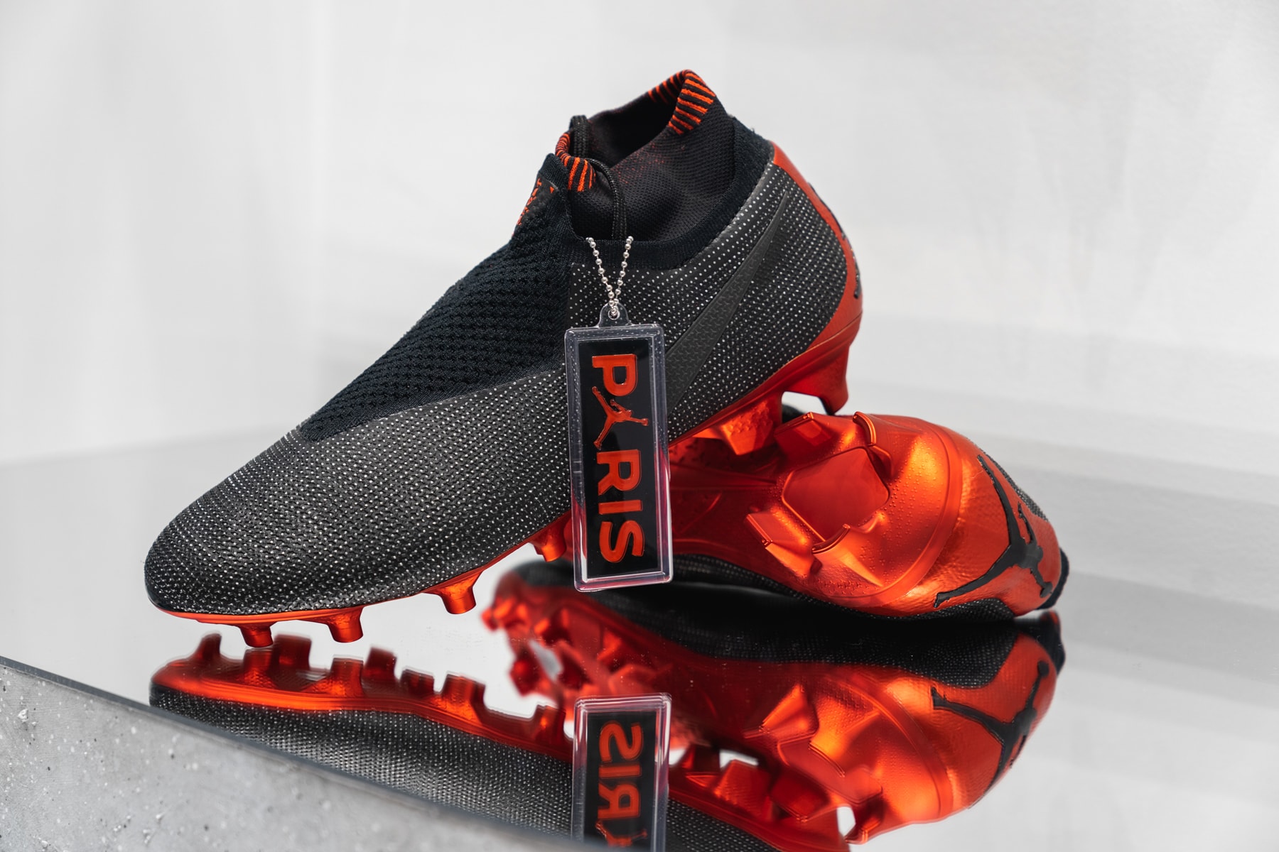 jordan brand paris saint germain collection exclusive look 2018 2019 football boots sneakers apparel air jordan 5 air jordan 1
