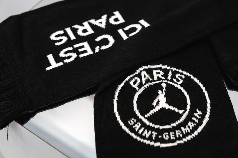 jordan brand paris saint germain collection exclusive look 2018 2019 football boots sneakers apparel air jordan 5 air jordan 1