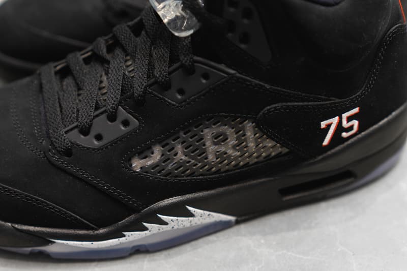 jordan brand paris saint germain collection exclusive look 2018 2019 football boots sneakers apparel air jordan 5 air jordan 1