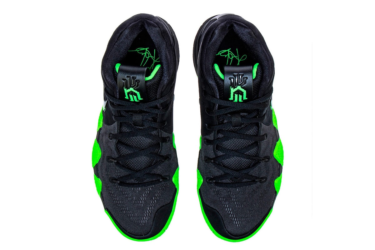 Nike Kyrie 4 Halloween black green rage release info sneaker kyrie irving basketball