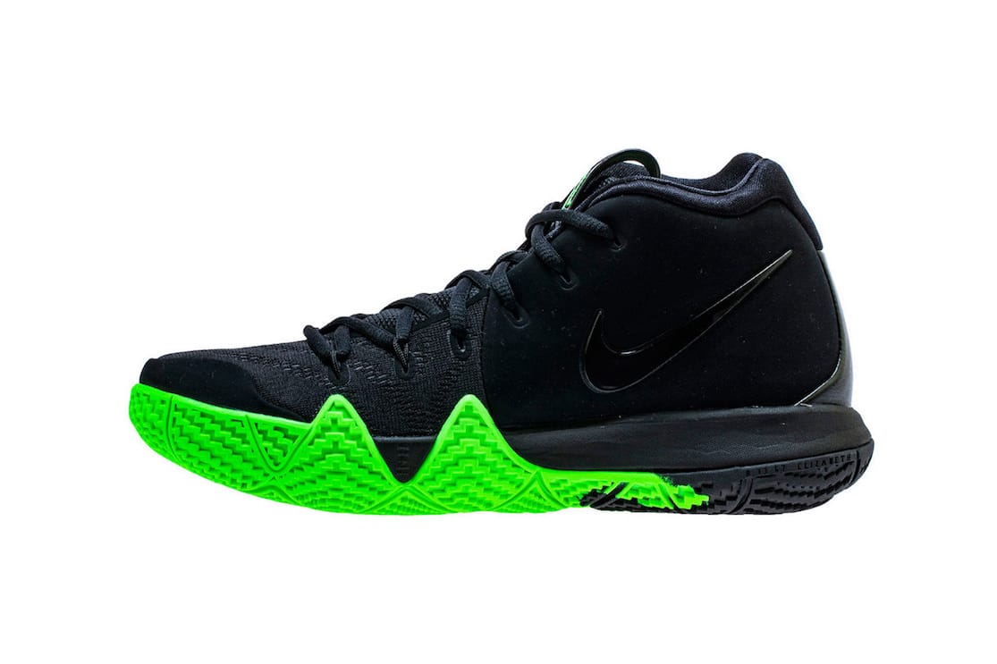 nike kyrie 4 black and green