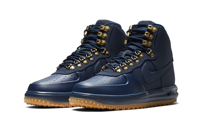 Nike Lunar Force 1 Duckboot 18 Triple Black Sequoia Hypebeast