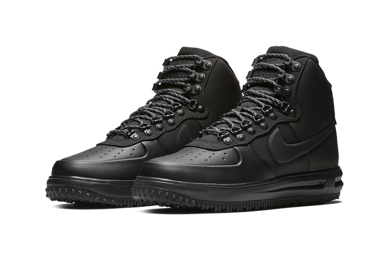 Nike Lunar Force 1 '18 "Triple Black" "Obsidian/Gum" "Sequoia/Gum" new colorways fall 2018 sneakers boots release date info price OBSIDIAN/GUM MEDIUM BROWN/BLACK/OBSIDIAN BLACK/SAIL/GUM LIGHT BROWN/SEQUOIA BLACK/BLACK/BLACK