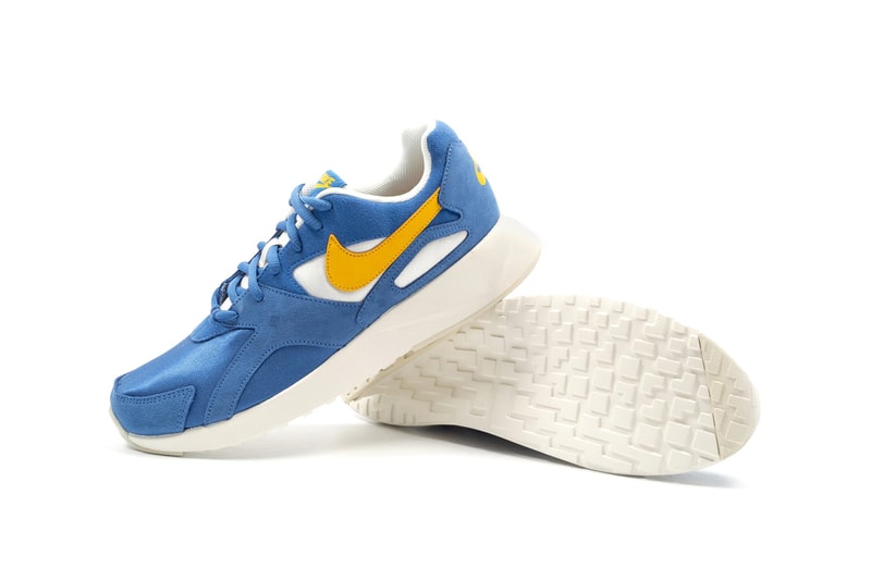 Nike Pantheos Blue Yellow Colorway Details Shoes Sneakers Trainers Kicks Footwear Cop Purchase Buy Foot District pantheon retro runner 1990 silhouette return