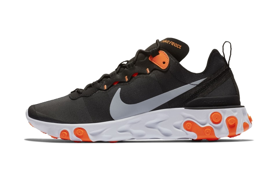 Nike React 55 "Black/Total Orange" |