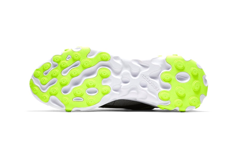Nike React Element 55 Black Volt Release Date White Silver Grey Info