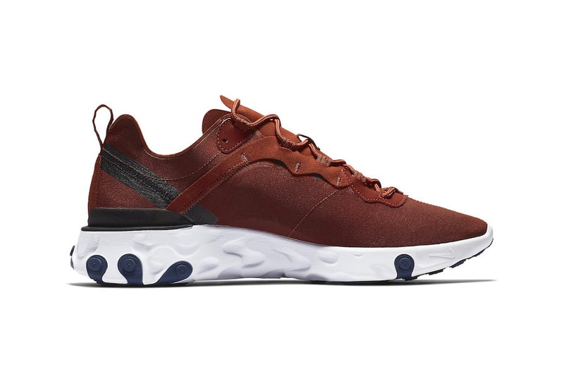 Nike React Element 55 Crimson/Navy Blue Colorway release date sneaker info price purchase