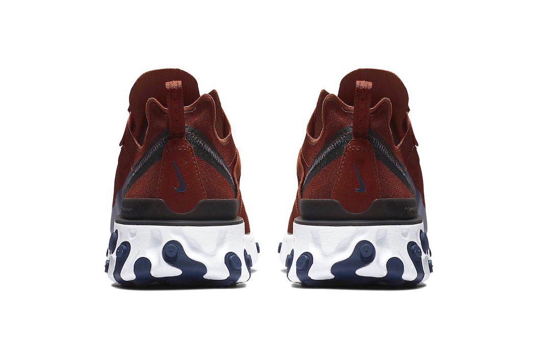 Nike React Element 55 Crimson/Navy Blue Colorway release date sneaker info price purchase