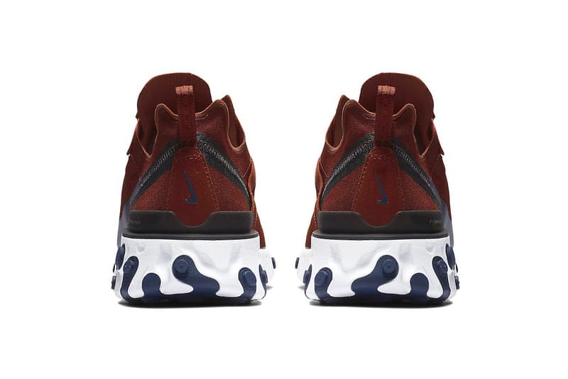 Nike React Element 55 Crimson/Navy Blue Colorway release date sneaker info price purchase