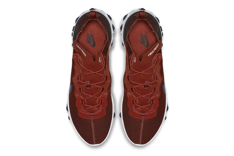 Nike React Element 55 Crimson/Navy Blue Colorway release date sneaker info price purchase