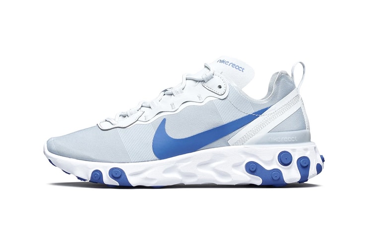 The Nike React Element 55 Receives a "Racer Blue" Colorway