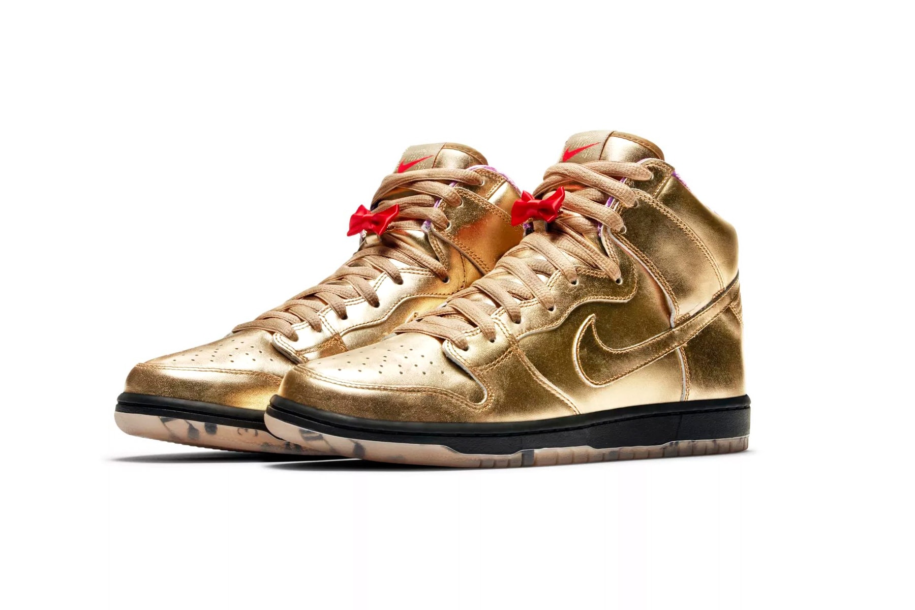 nike sb dunk high humidity release date 2018 september footwear gold black purple red