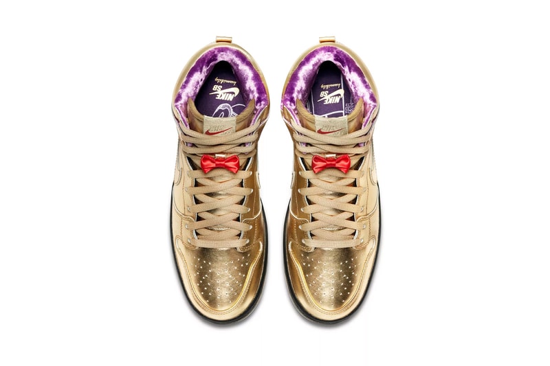 nike sb dunk high humidity release date 2018 september footwear gold black purple red