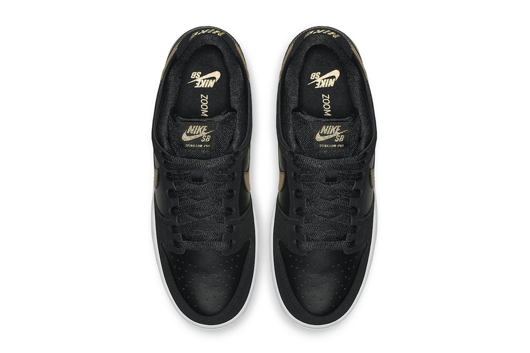 Nike SB Dunk Low Takashi Black Metallic Gold fall 2018 release sneakers skateboarding Takashi Hosokawa
