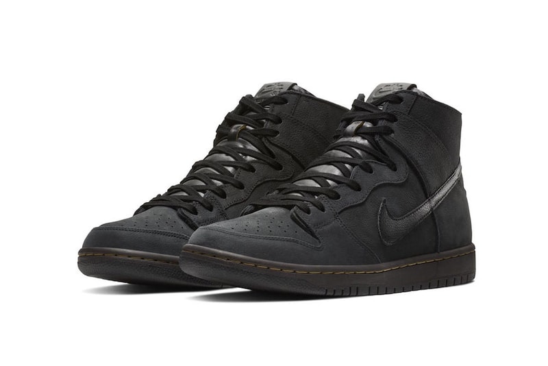 nike sb zoom dunk high pro deconstructed premium 2018 footwear black velvet brown peat moss