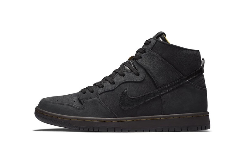 nike sb zoom dunk high pro deconstructed premium 2018 footwear black velvet brown peat moss