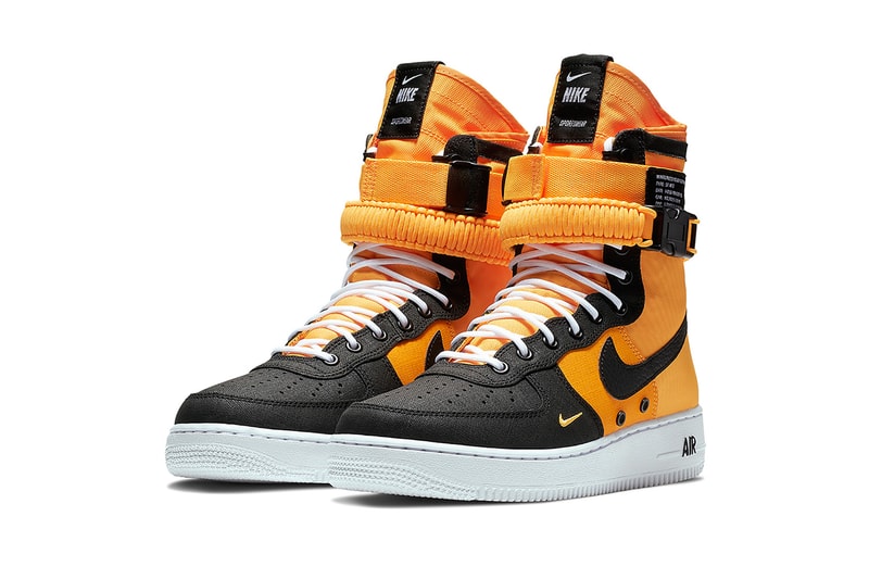 nike sf af1 high orange black white nike sportswear 2018 fall footwear