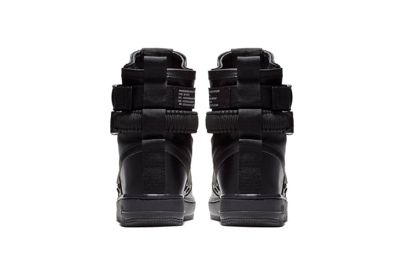 reaction Alleged Acquiesce Nike SF AF-1 "Triple Black" in Leather | Hypebeast