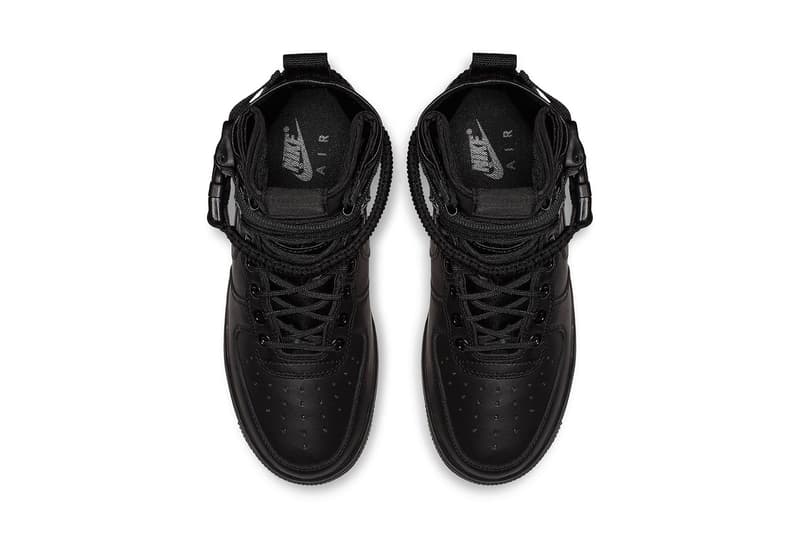 nike sf af 1 triple black leather nike sportswear 2018