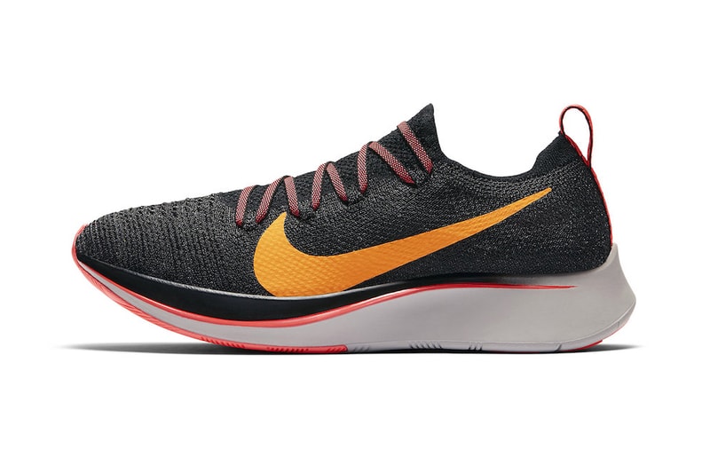 Nike Zoom Fly Flyknit Flash Crimson Orange Peel Moon Particle Black Info Sneaker Release Date