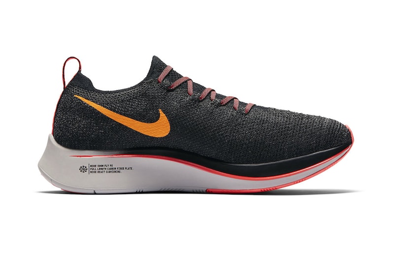 Nike Zoom Fly Flyknit Flash Crimson Orange Peel Moon Particle Black Info Sneaker Release Date