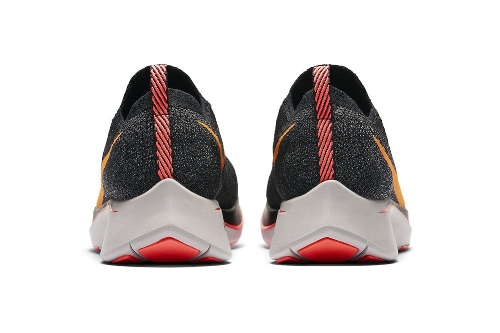 Nike Zoom Fly Flyknit Flash Crimson Orange Peel Moon Particle Black Info Sneaker Release Date