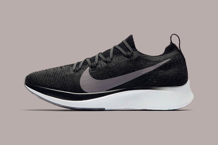 Nike's Zoom Fly Flyknit Receives a "Gunsmoke Grey/Black" Makeover