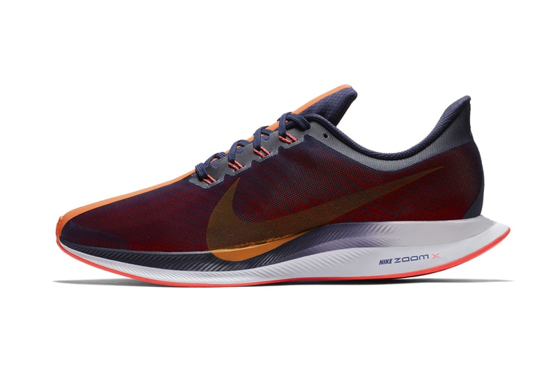 Nike Zoom Pegasus 35 Turbo Release Blackened Blue Orange Peel Flash Crimson Black Moon Particle White colorway sneaker date price info purchase