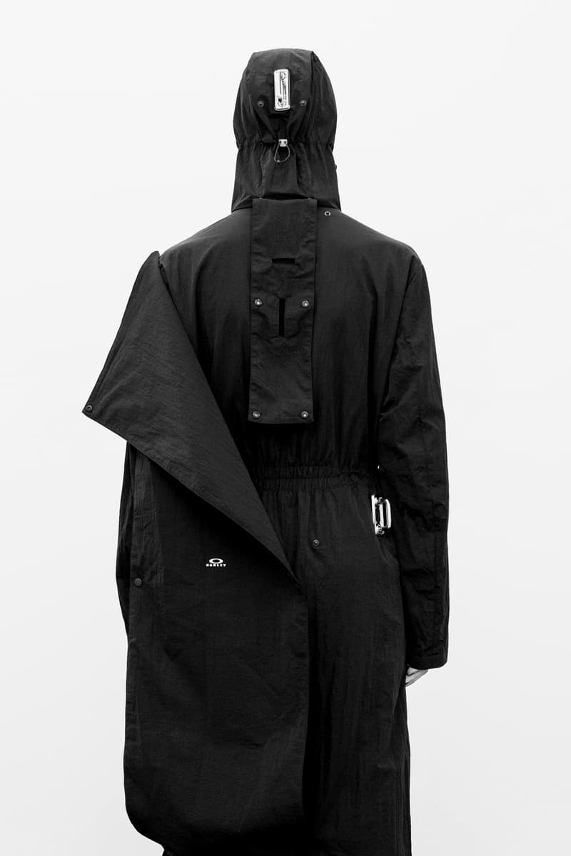 Oakley By Samuel Ross Season 1 Lookbook Collection A COLD WALL Jackets techwear coats trench coat ACW* eyewear California sunglasses stealth