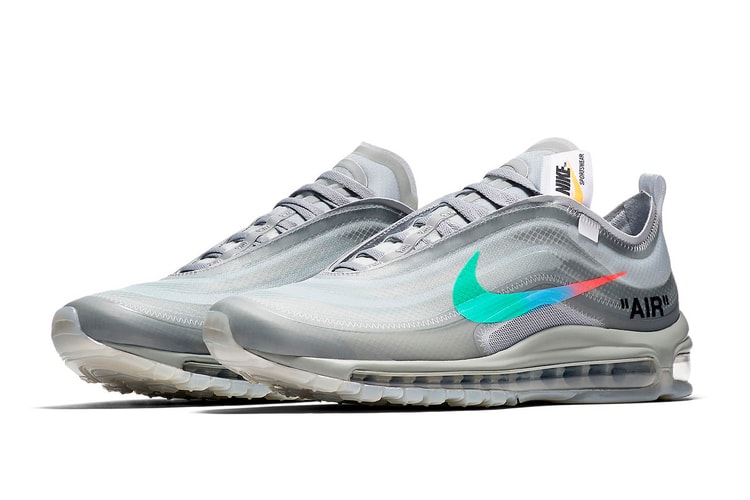 Official Images of the Off-White™ x Nike Air Max 97 “Menta” Surface