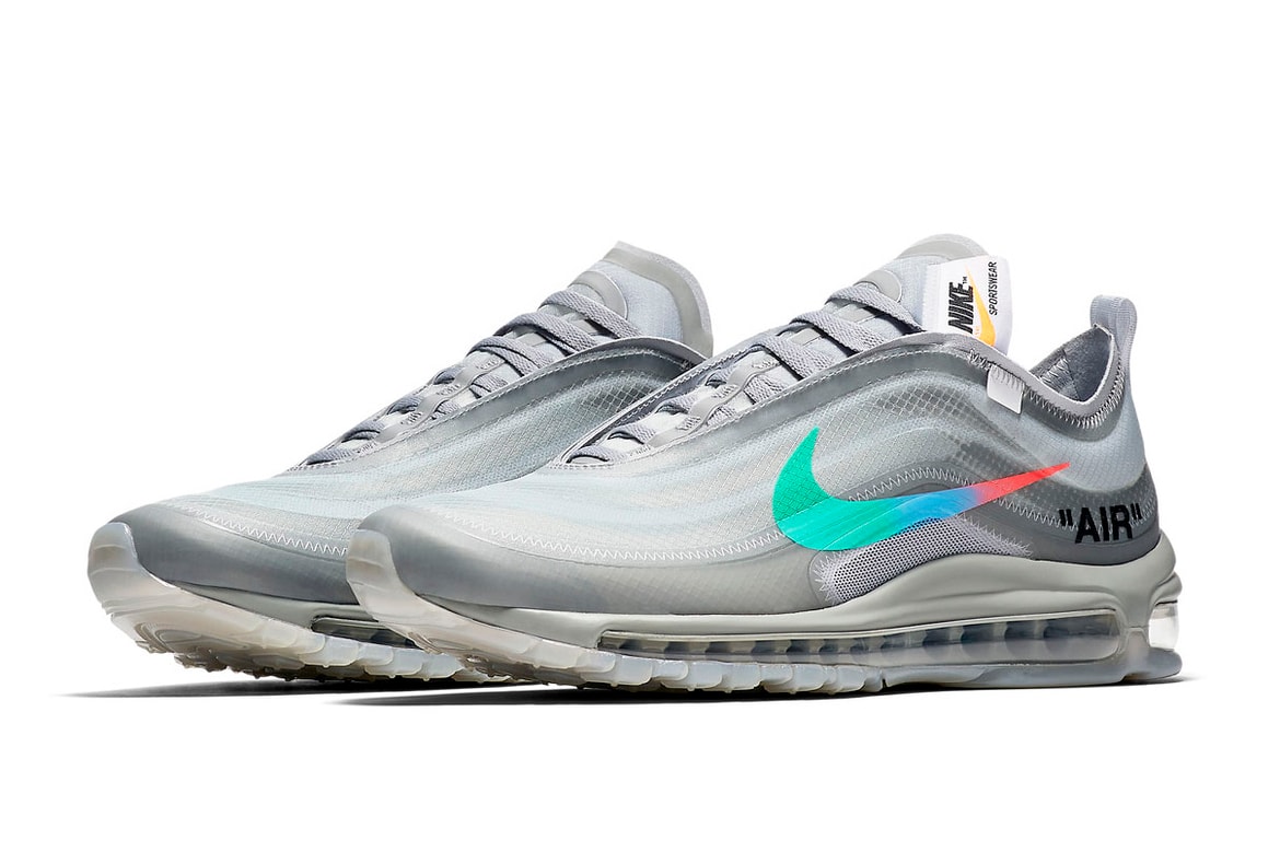 Off White X Nike Air Max 97 Menta Release Hypebeast Off White X Nike Air Max 97 Menta Release Hypebeast