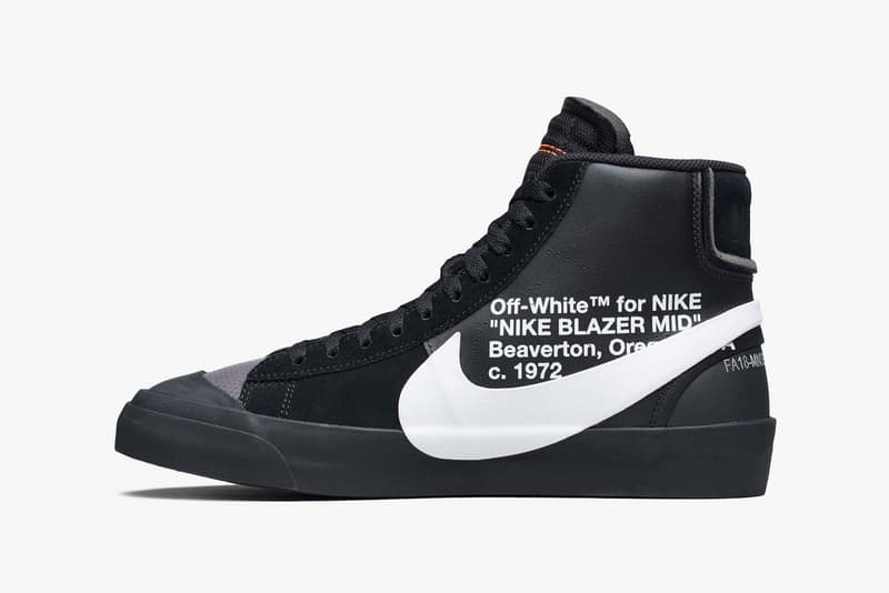 Off White Nike Blazer Spooky Pack Official Pics grim reaper All Hallows Eve leak release date drop virgil abloh collaboration