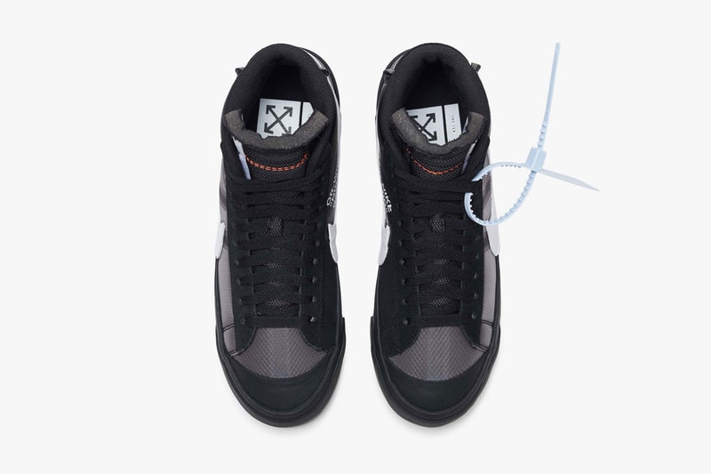 Off White Nike Blazer Spooky Pack Official Pics grim reaper All Hallows Eve leak release date drop virgil abloh collaboration
