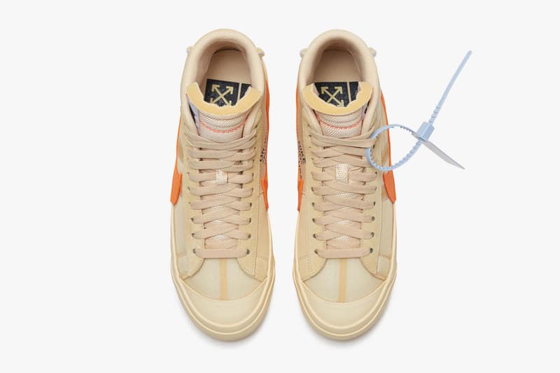 Off White Nike Blazer Spooky Pack Official Pics grim reaper All Hallows Eve leak release date drop virgil abloh collaboration