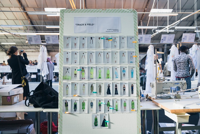 Off-White™ Spring/Summer 2019 Backstage Nike Collection Paris Fashion Week Exclusive Virgil Abloh Closer Look First Look Cecilia Yeung