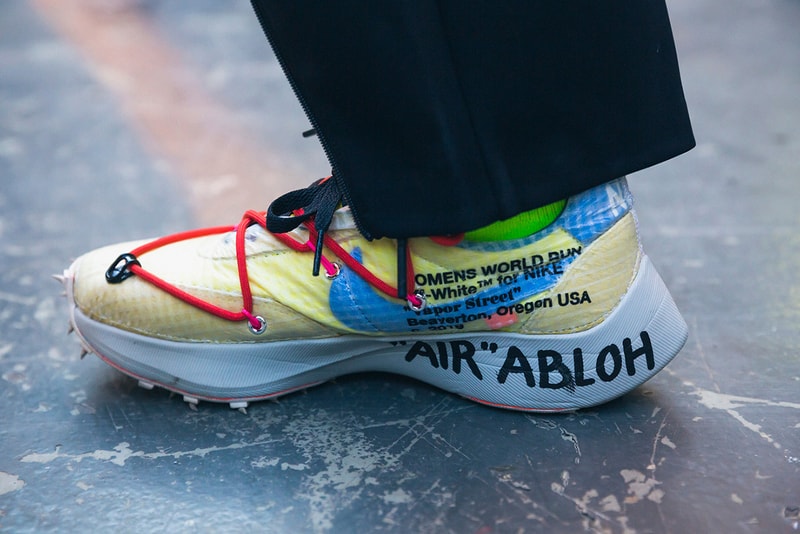 Off-White™ Spring/Summer 2019 Backstage Nike Collection Paris Fashion Week Exclusive Virgil Abloh Closer Look First Look Cecilia Yeung